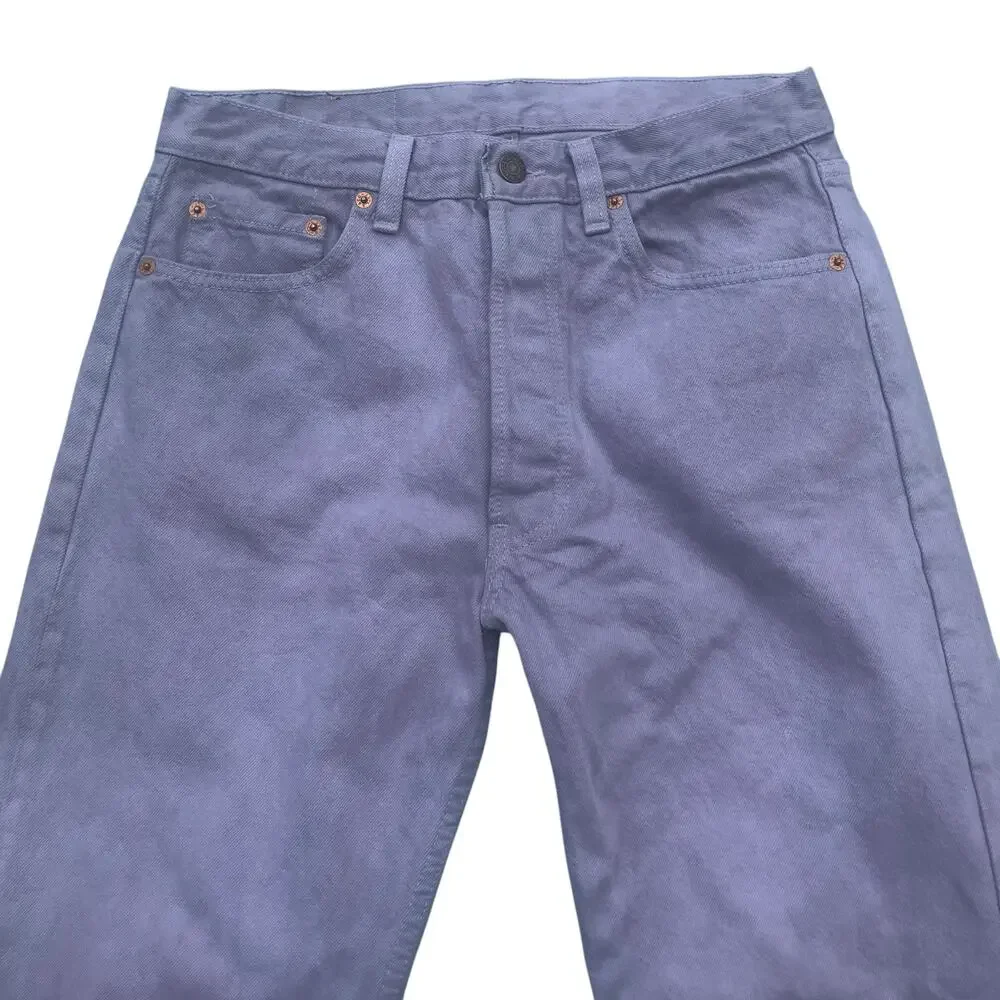 VTG Levi’s 501 Jeans Sz 33 x 32 (Act 31 x31) Gray Blue 525 Straight 80s Normcore